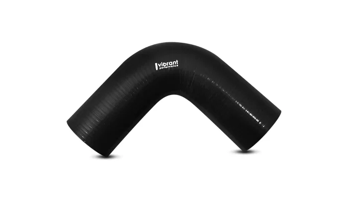 2742 – VIBRANT Intercooler Hose Coupling, 2-1/2 Inch Inside Diameter 90 Degree Elbow 3-3/4 Inch Leg Length With 2-1/2...